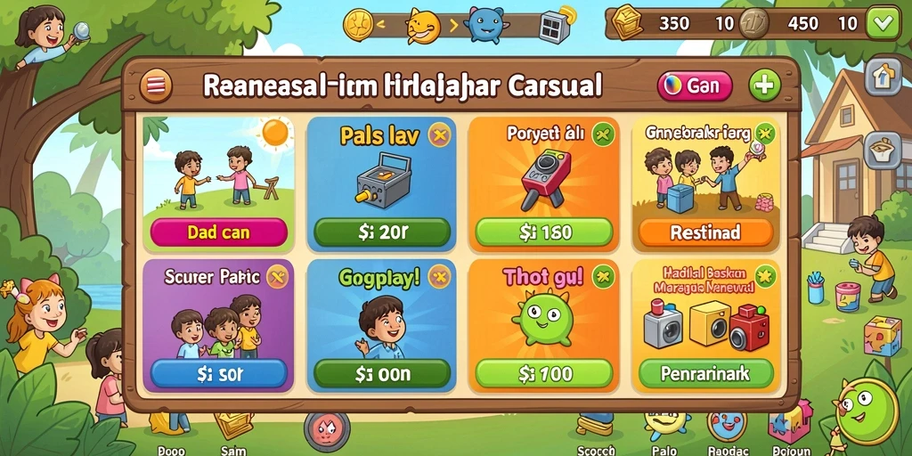 Tangkapan layar memperlihatkan mode permainan yang seru.