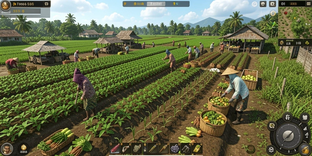 Screenshot saat bermain level yang menegangkan.