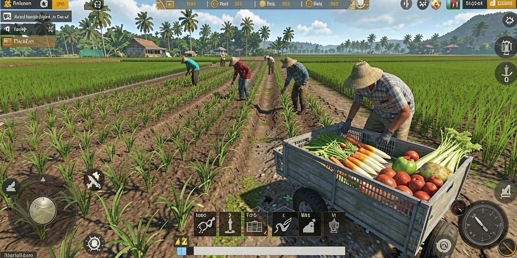 Pemandangan indah dari level terbaru.