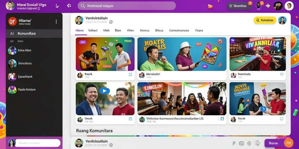 Mode permainan yang seru dan kompetitif.