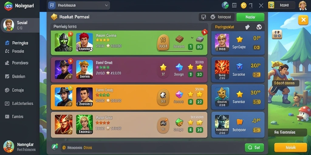 Screenshot dari mode permainan baru yang menantang.