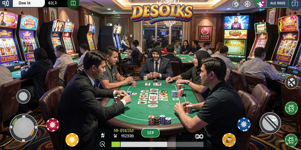 Fitur multiplayer yang memungkinkan bermain dengan teman.